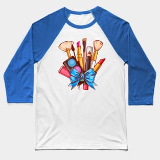 cosmetics elements blue tight Baseball T-Shirt
